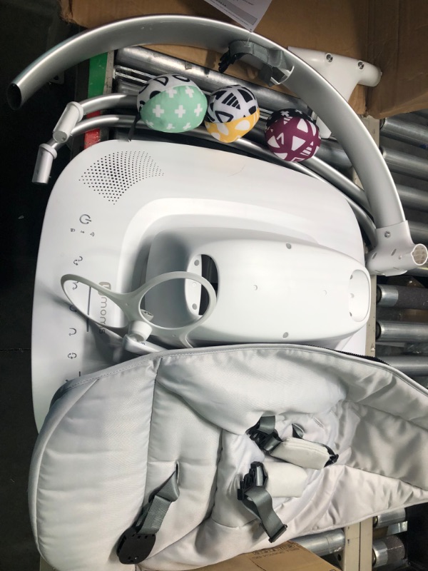 Photo 1 of 4moms MamaRoo Multi-Motion Baby Swing, Bluetooth Baby Swing with 5 Unique Motions, Grey