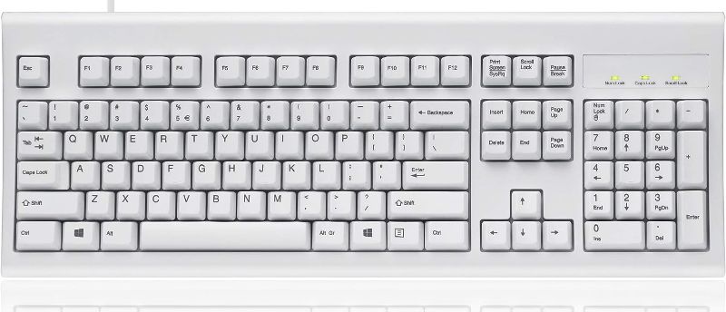 Photo 1 of *Not like the picture*  PERIBOARD-107 US W, Performance keyboard - 20 Million Key Press Life  - White