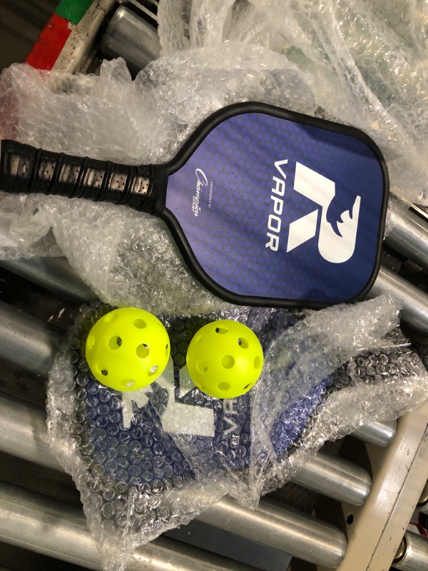 Photo 2 of Champion Sports Rhino Vapor Aluminum Pickleball Paddle set 
