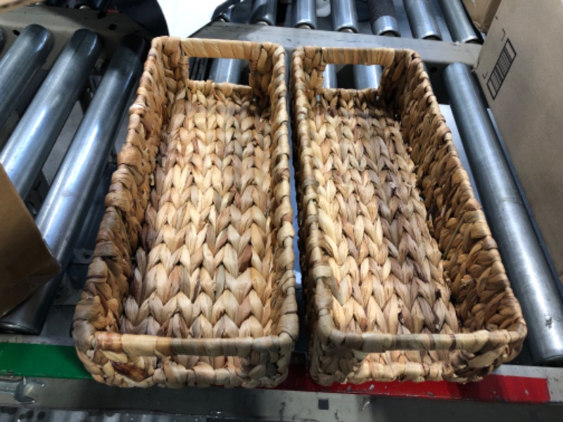 Photo 1 of 2 woven baskets 