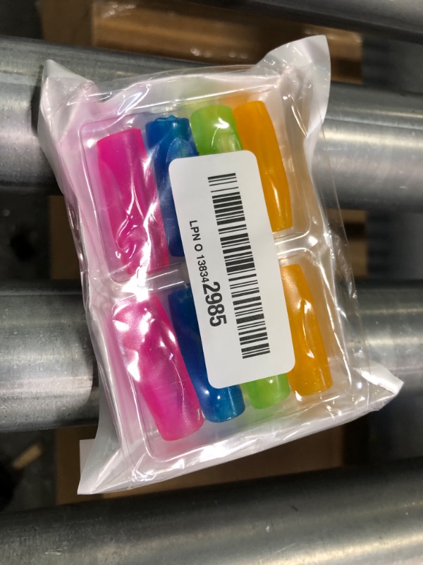 Photo 1 of 8pcs of Pencil Grip Rubber, Assorted Colors (WE6YTL3Y) Assorted02