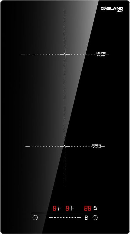 Photo 1 of 12 Inch Induction Cooktop, GASLAND Chef IH30BF Built-in Electric Stovetop, 9 Power Levels, Sensor Touch Control, Child Safety Lock, 1-99 Minutes Timer,240V