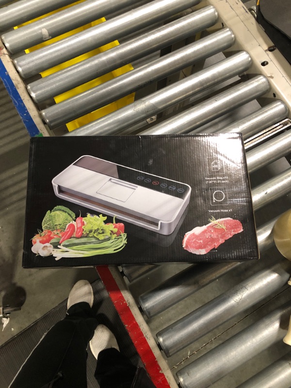 Photo 2 of ***NO BAGS***

Vacuum Sealer Machine, Full Automatic Food Sealer (95Kpa), vacuum sealers bags for food Air Sealing System for Food Sealer Dry, Moist Food Preservation Modes, Lab Tested, LED Indicator Lights Silver