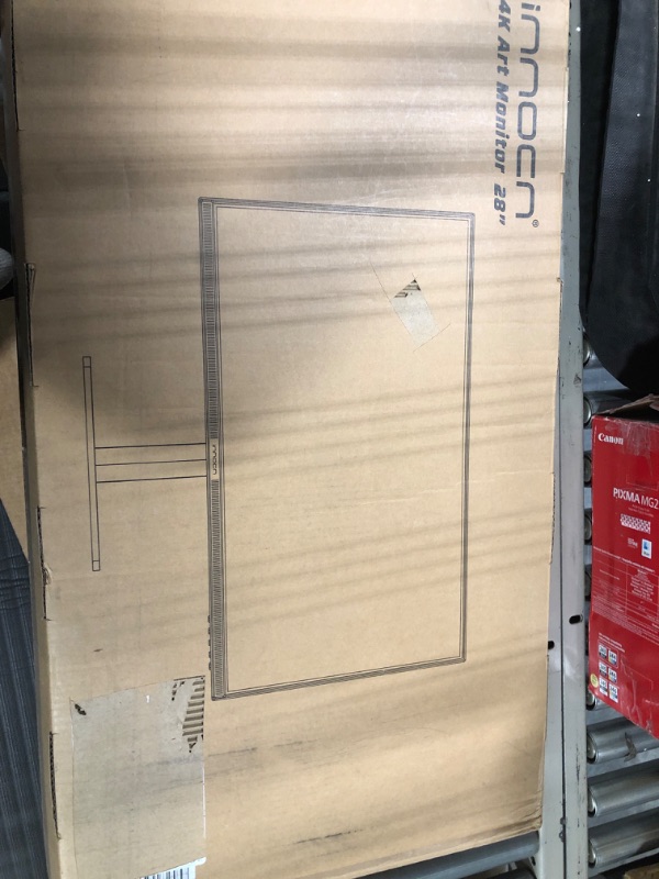 Photo 1 of INNOCN 28" 4K UHD 3840 x 2160 IPS Computer Monitor Built-in Speaker, 93% DCI-P3, HDMI, Display Port, Eye Care, Flicker Free, Height/Tilt Adjustable Stand, PIP/PBP, Black