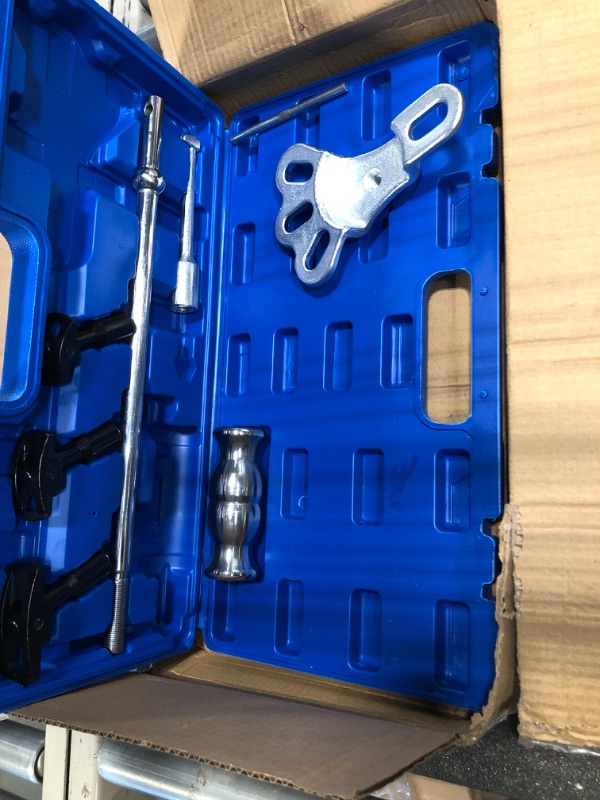 Photo 1 of Alltooetools Rear Axle Bearing Remove Puller Tool Kit Bearing Remover Set with Slide Hammer Yoke and 3 Adapters, 1" to 2-7/8" IDs