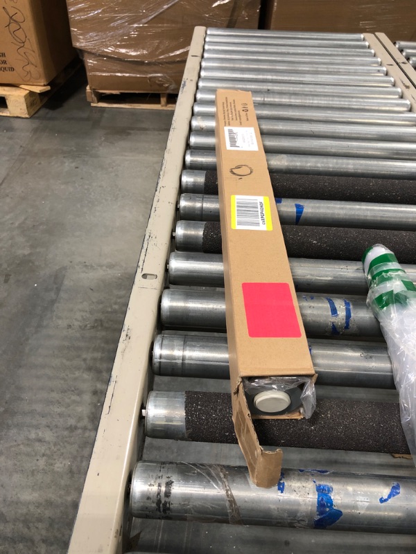 Photo 1 of SZXIMU Spring Tension Curtain Rod 27-43 Inches, Never Rust and Non-Slip Shower Curtain Rods with Flat Top, Nickel Nickel 27-43 Inch