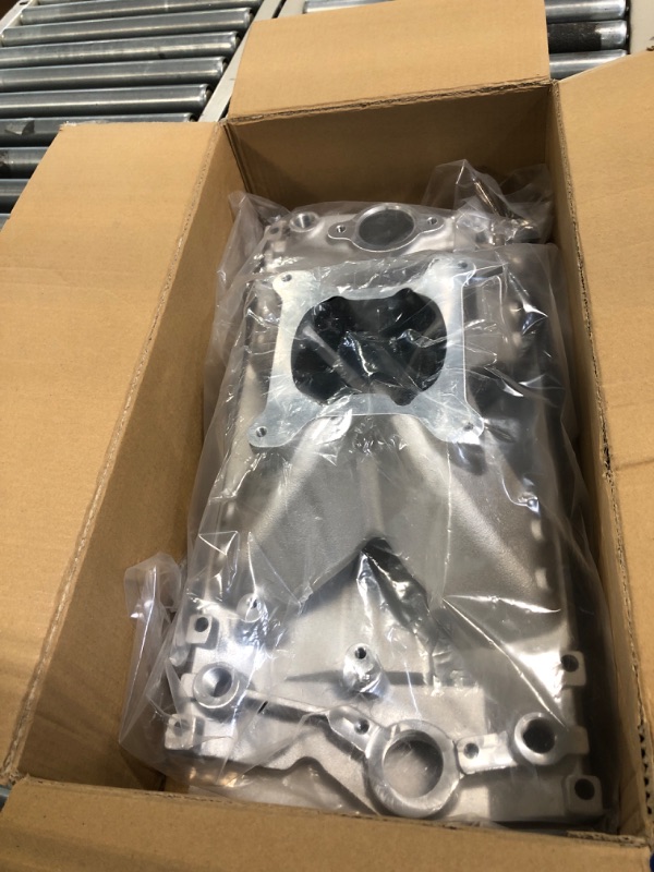Photo 1 of Enocos Single Plane Small Block High Rise Intake Manifold Compatible with Chevy 350 Intake Manifold with Vortec Hurricane Plus, Idle - 3000-7500+ RPM Range, Replace#52033 52033, PC2033; Idle - 3000-7500+