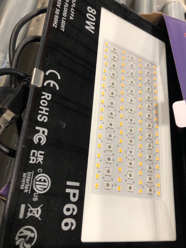 Photo 1 of LED Flood Light Outdoor 800W Equivalent Bluetooth Smart Color Change Landscape Lighting DIY-Scene+RGB Colors+Warm White 2700K - APP & Group Control & Timing, IP66 Waterproof US 3-Plug Up Light 4Pack Bluetooth-80w-4pack