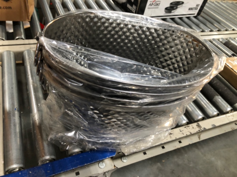 Photo 1 of 4 Pack Metal Drink Ice Bucket 17 Quarts Stainless Steel Beverage Tub Heavy Duty Ice and Drink Bucket Hammered Beverage Tub with Double Hinged Handle Drink Bucket Large Ice Bucket for Parties Weddings