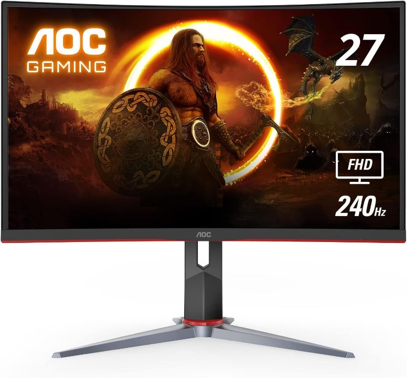 Photo 1 of ***MISSING CORD - UNABLE TO TEST****

G2 7C4X CURVED GAMING MONITOR