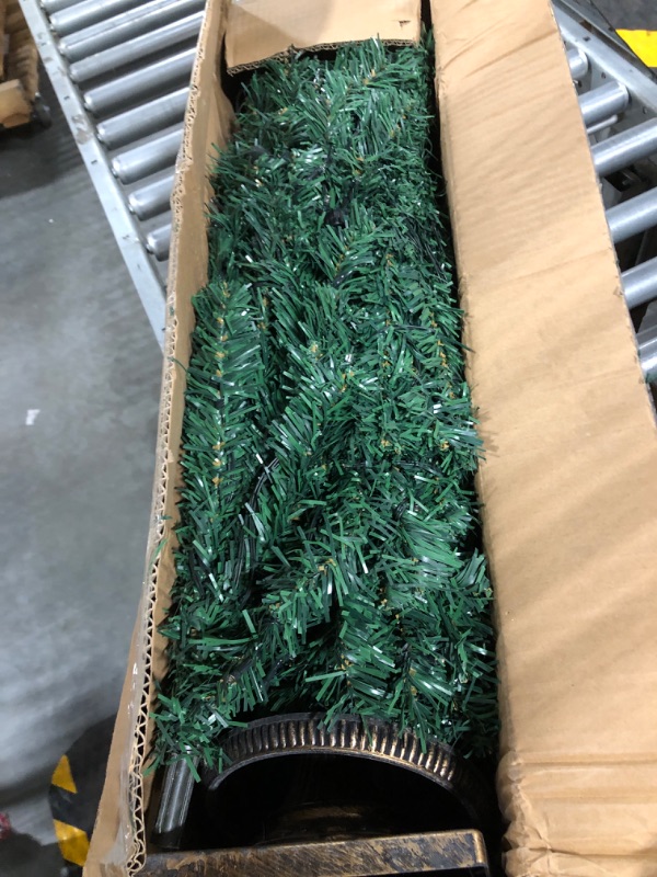 Photo 3 of 4-Foot Potted Cedar Pine Trees with 100 Clear Lights (Set of 2)