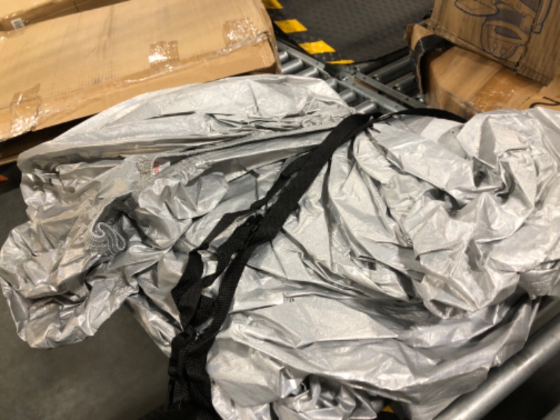 Photo 1 of Amazon Basics Silver Weatherproof Car Cover 