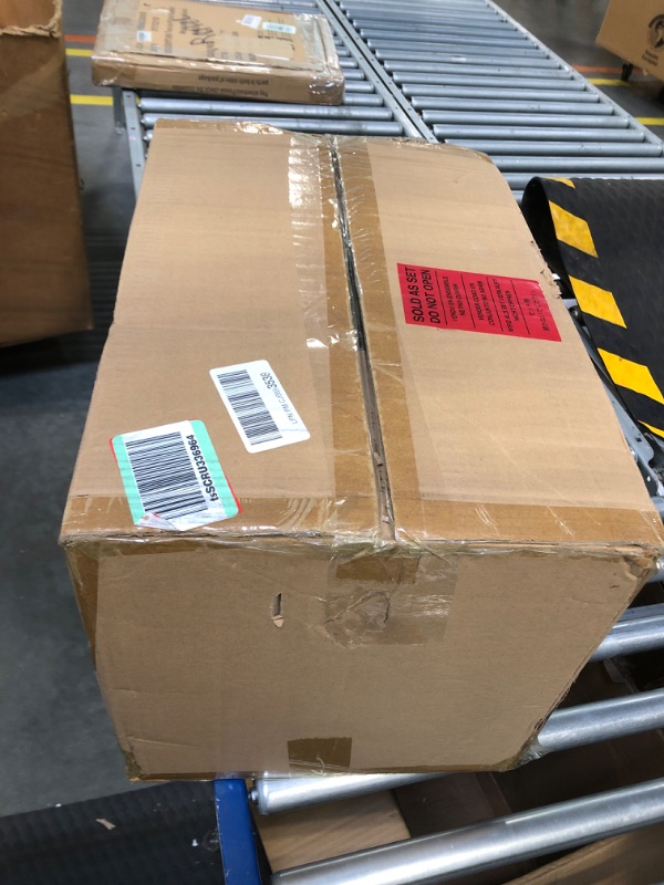 Photo 1 of mDesign Woven Farmhouse Kitchen Pantry Food Storage Organizer Basket Bin Box - Container Organization for Cabinets, Cupboards, Shelves, Countertops - Store Potatoes, Onions, Fruit, 6 Pack, Brown Ombre Brown Ombre 12 x 9 x 6