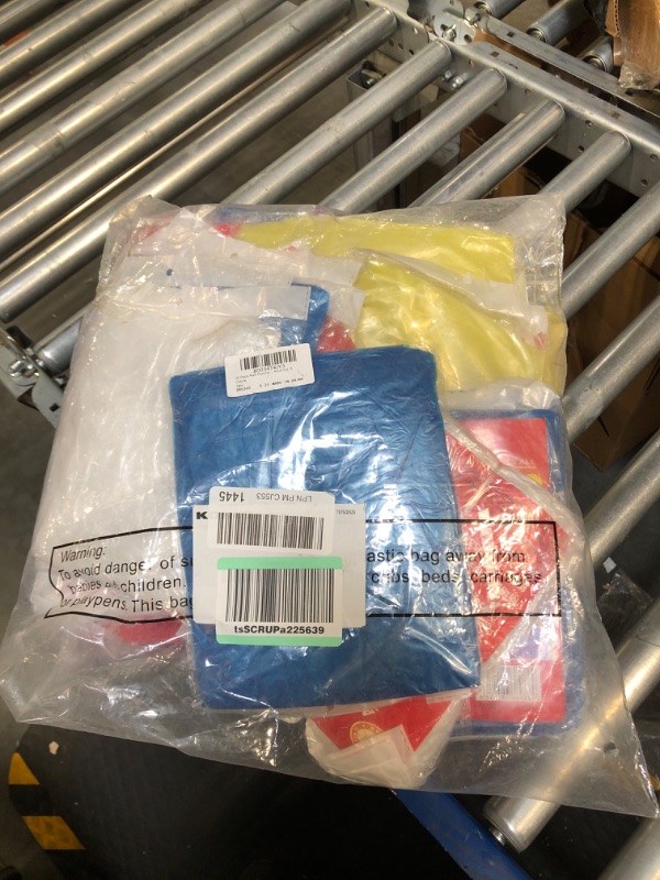 Photo 1 of 40 Pack Disposable Raincoats for Adult Rain Poncho Emergency Raincoat with Hood for Camping 