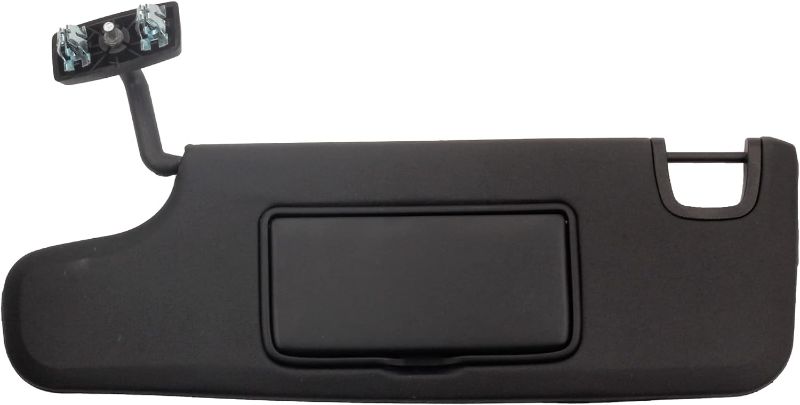 Photo 1 of Dasbecan Black Left Driver Side Sun Visor Compatible with Jeep Wrangler JK 2007-2018 Replaces# 6CJ07DX9AA
