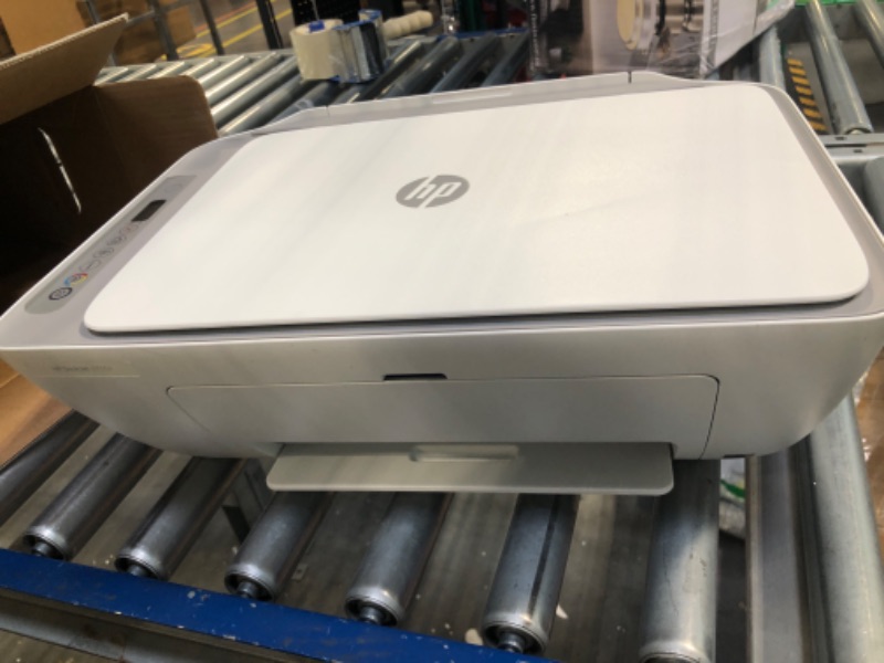 Photo 3 of HP DeskJet 2755e Wireless Color All-in-One Printer, white