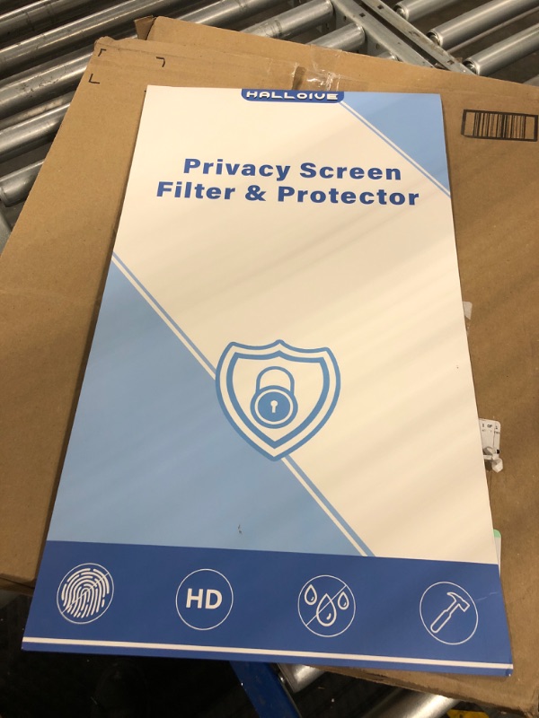 Photo 3 of Halloive ?2 Pack? Computer Privacy Screen 21.5 Inch for 16:9 Widescreen Monitor, Removable Eye Protection Anti Glare Blue Light Computer Screen Privacy Shield, Anti Spy Screen Protector Film 21.5 in 2 Pack 21.5 Inch Computer Privacy Screen