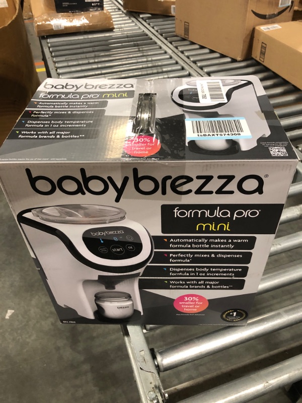 Photo 2 of Baby Brezza Formula Pro Mini Baby Formula Maker – Small Baby Formula Mixer Machine Fits Small Spaces and is Portable for Travel– Bottle Makers Makes The Perfect Bottle for Your Infant On The Go Formula Pro Mini Dispenser Machine