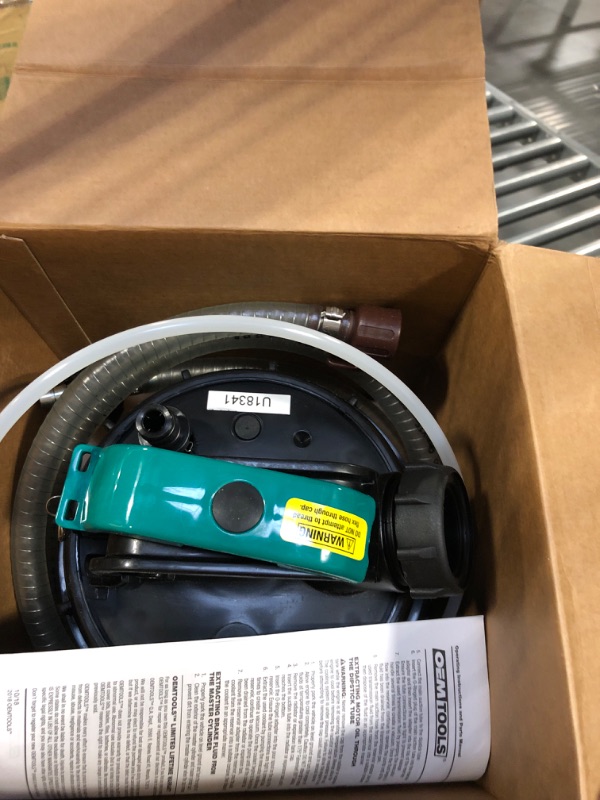 Photo 1 of OEMTOOLS 24389 5.6 Quarts (1.4 Gallons) Manual Fluid Extractor, Fluid Extractor Pump, Oil Extractor Vacuum, Auto Oil Extractor 5.3 Liter