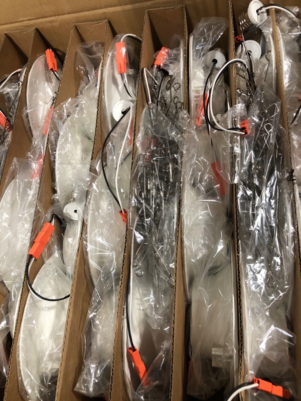 Photo 1 of Sunco 48 Pack LED Recessed Lighting 6 Inch, Selectable 2700K/3000K/3500K/4000K/5000K 50,000 Hour Lifetime, Dimmable Can Lights, Baffle Trim, 13W=75W, 965LM, Damp Rated, Retrofit Installation - UL