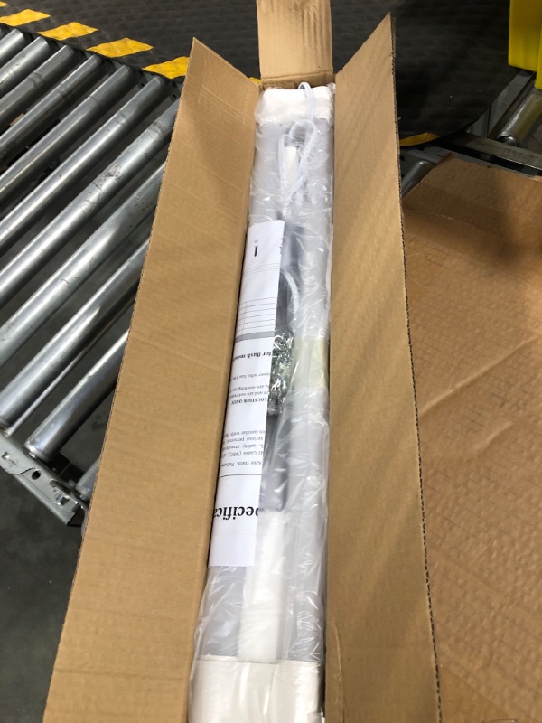 Photo 1 of 4 Pack 4FT LED Shop Light Linkable, 4400lm, 42w(250w Equivalent), 5000K Utility Shop Lights, Hanging or Flush Mount, with Power Cord and On/Off Switch