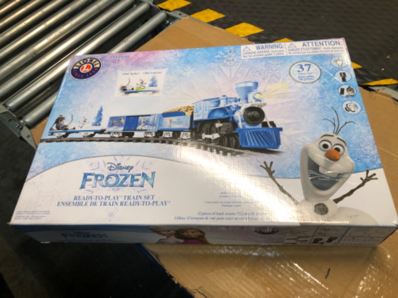 Photo 3 of Lionel Disney's Frozen Ready-to-Play Set, Battery-Powered Model Train Set with Remote Complete Set