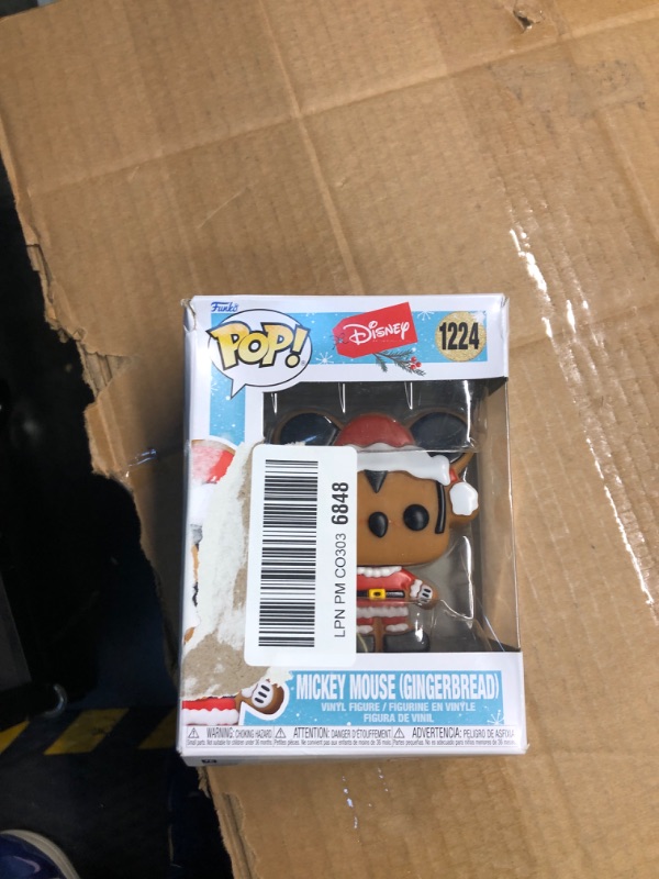 Photo 2 of Funko Pop! Disney Holiday: Santa Mickey Mouse (Gingerbread)