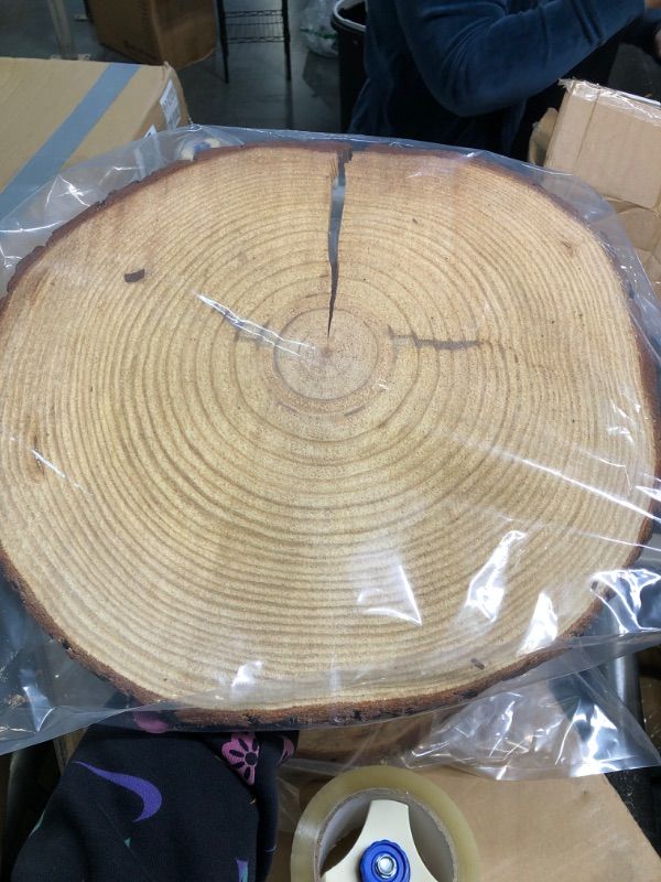 Photo 2 of  9-10 inch Wood Slices for centerpieces! Wood Slice centerpieces, Wood Rounds, Tree Slices (9 inch)