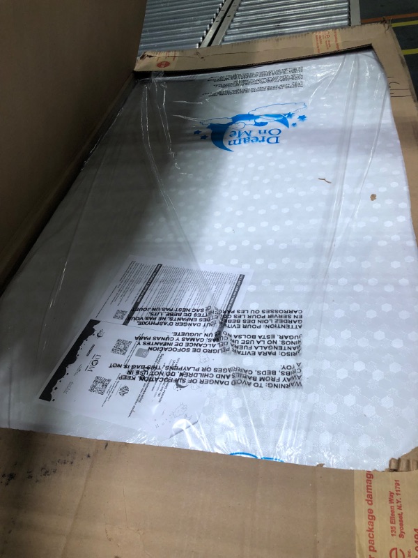 Photo 1 of Dream On Me Honeycomb Orthopedic Firm Fiber Standard Baby Crib Mattress | Greenguard Gold certified | 10 Year warranty | 5” Fiber Core Optimum Support | Infant and Toddler Mattress | Waterproof Cover