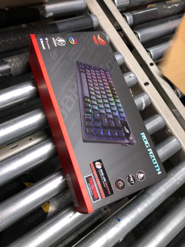 Photo 3 of ASUS ROG Azoth 75" Wireless DIY Custom Gaming Keyboard, RGB-Black & ROG Harpe Ace Aim Lab Edition Gaming Mouse, 54 g Ultra-Lightwieght Keyboard + Gaming Mouse ROG NX Brown Switches