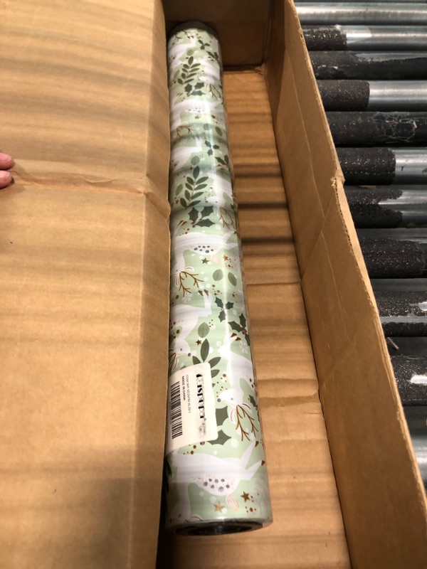 Photo 1 of RUSPEPA Christmas Wrapping Paper, Jumbo Roll Wrapping Paper - Black Gold Truck Design for Holiday Gift Wrap - 24 Inches x 100 Feet