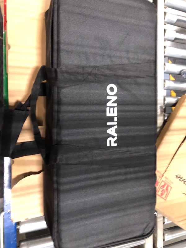 Photo 1 of RALENO 2 Packs LED Video Light and 75inches Stand Lighting Kit Include: 3200K-5600K CRI95+ Built-in Battery with 1 Handbag 2 Light Stands for Gaming,Streaming,Youtube,Web Conference,Studio Photography 192LEDS