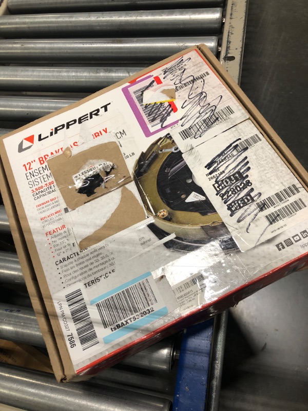 Photo 2 of Lippert Forward Self-Adjusting Brake Assembly for Left Side 12" x 2", 3500-7,000 lbs. Capacity, for 14.5", 15", 16" Wheels - 296651 12 Inch x 2 Inch