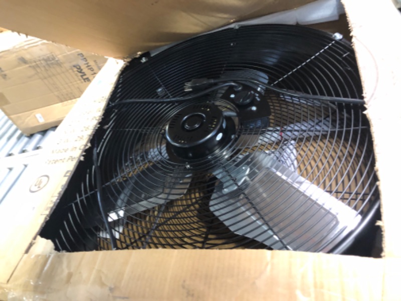 Photo 2 of High Velocity Industrial 24 in. 2-Speed Drum Fan with Speed Control, 360 Degree Tilt, 7700 CFM