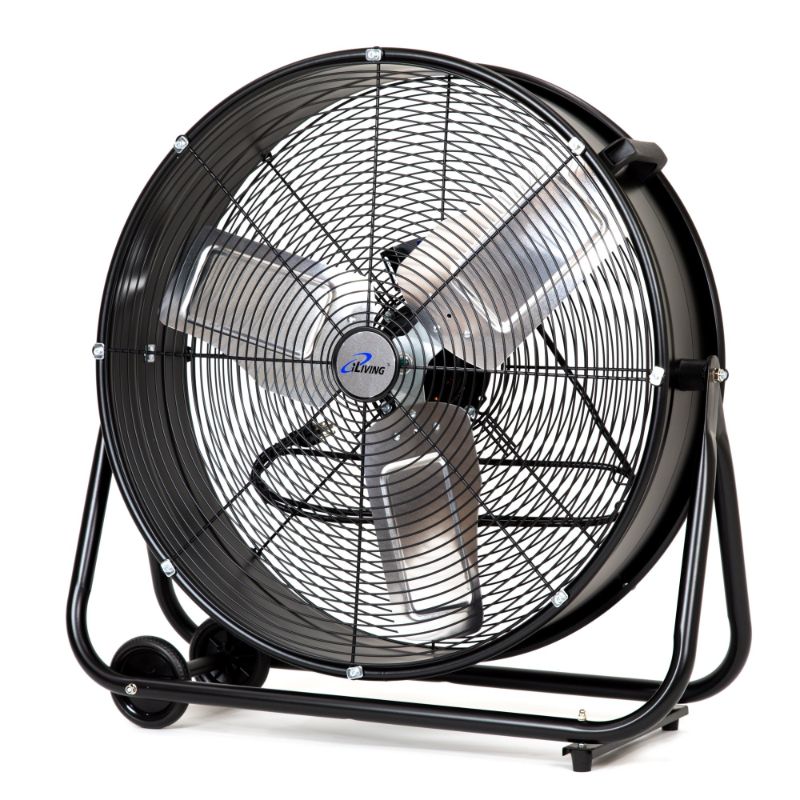 Photo 1 of High Velocity Industrial 24 in. 2-Speed Drum Fan with Speed Control, 360 Degree Tilt, 7700 CFM