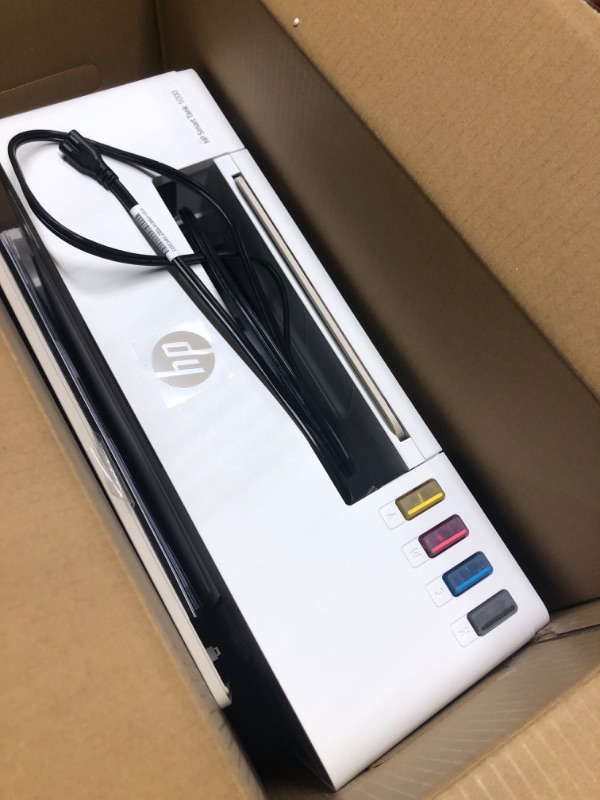 Photo 5 of HP Smart Tank 5000 Wireless All-in-One Ink Tank Printer with up to 2 years of ink included, mobile print, scan, copy, white, 17.11 x 14.23 x 6.19