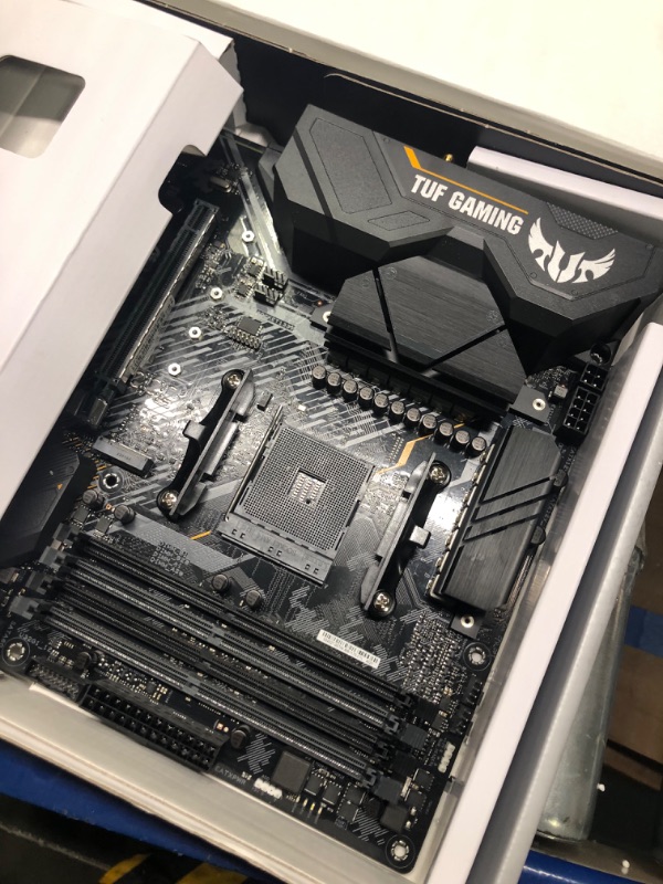 Photo 3 of ASUS AM4 TUF Gaming X570-Plus (Wi-Fi) AM4 Zen 3 Ryzen 5000 & 3rd Gen Ryzen ATX Motherboard with PCIe 4.0, Dual M.2, 12+2 with Dr. MOS Power Stage
