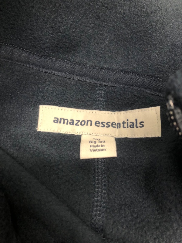 Photo 3 of Amazon Essentials 3XL Zip Up Navy/Blue
