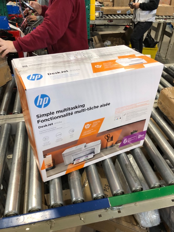 Photo 2 of HP DeskJet 4155e Wireless Color All-in-One Printer & 67XL Tri-Color High-Yield Ink Cartridge | 3YM58AN & 67XL Black High-Yield Ink Cartridge | 3YM57AN Printer + Tri-color Ink + Black Ink