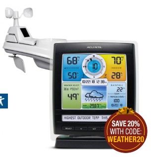 Photo 1 of AcuRite Iris (5-in-1) Weather Station with Color Display and Weather Ticker