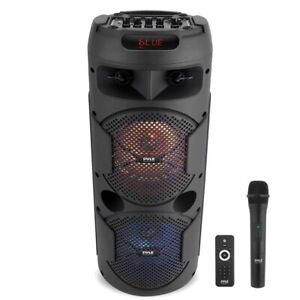 Photo 1 of Pyle Dual 6.5’’ Wireless Portable PA Speaker-240W Built-in Rechargeable Battery