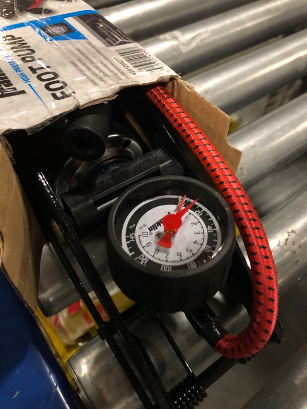 Photo 1 of Franklin Sports Foot Air Pump for Sports Balls, Bikes, Inflatables and More - High-Pressure Foot Pedal Air Pump - Compact Heavy Duty Pump