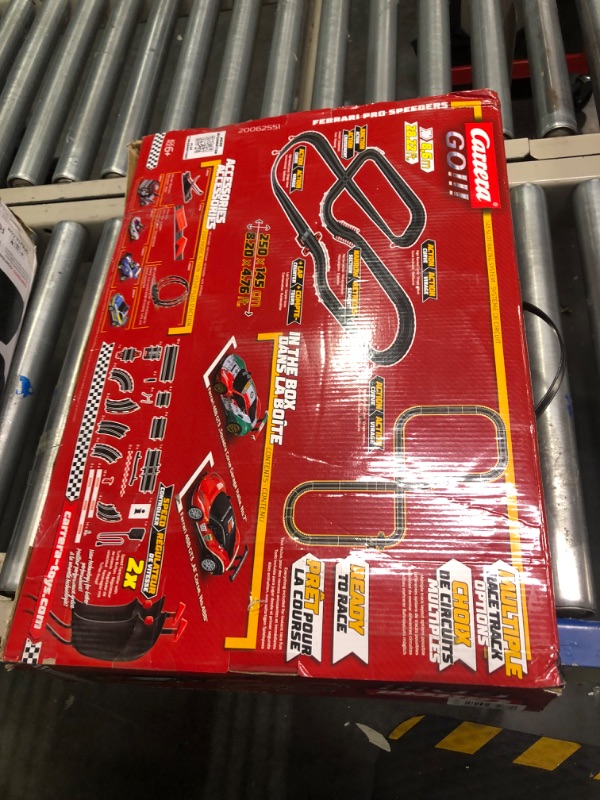 Photo 2 of Carrera GO!!! Electric Powered Slot Car Racing Kids Toy Race Track Set 1:43 Scale, Ferrari Pro Speeders