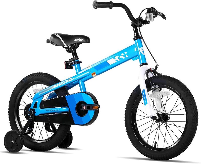 Photo 1 of JOYSTAR Kids Bike for Boys Girls Ages 2-9 Years Old, 12-18 Inch BMX Style Kid's Bicycles with Training Wheels, 18 Inch Bikes with Kickstand and Handbrake, Multiple Colors Blue 12 Inch With Training Wheels