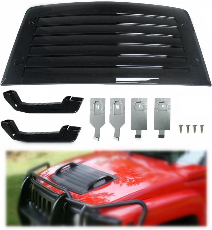 Photo 1 of Hum-mer H3 Hood Ve-nt with Handle, Hood Deck Ve-nt Panel with Handle Cover Trim Fits 2006-2010 Hum-mer H3