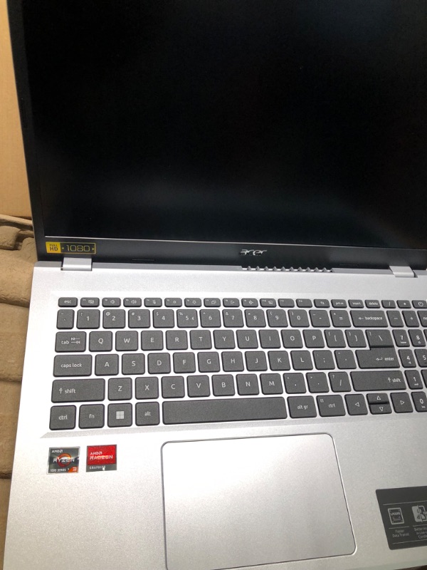 Photo 5 of **FOR PARTS ONLY** Acer Aspire 3 A315-24P-R7VH Slim Laptop | 15.6" Full HD IPS Display | AMD Ryzen 3 7320U Quad-Core Processor | AMD Radeon Graphics | 8GB LPDDR5 | 128GB NVMe SSD | Wi-Fi 6 | Windows 11 Home in S Mode R3 7320U