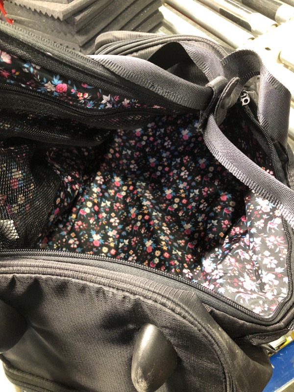 Photo 1 of Vera Bradley Women's Recycled Ripstop Foldable Rolling Duffel Bag Travel
