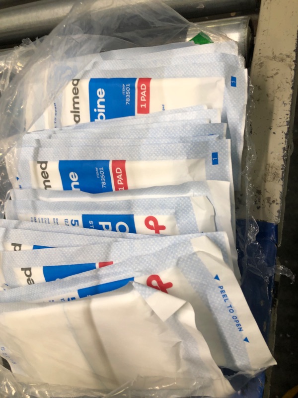 Photo 1 of Dealmed Sterile Abdominal (ABD) Combine Pads, 5" x 9" Individually Wrapped Abdominal Pads, Disposable and Latex-Free ABD Pads, Wound Dressing for First Aid Kit and Medical Facilities (Box of 20) 5” x 9” (Box of 20)