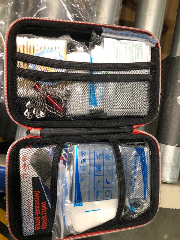 Photo 1 of deftget 163 Pieces First Aid Kit Waterproof IFAK Molle System Portable Essential Injuries Medical Emergency Equipment Survival Kits for Car Kitchen Camping Travel Office Sports Home