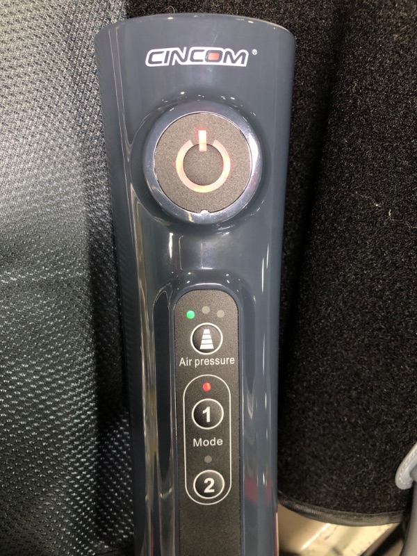 Photo 3 of CINCOM Leg Massager for Circulation Air Compression Calf Massager with 2 Modes 3 Intensities and Helpful for RLS and Edema Muscles Relaxation?FSA or HSA Approved?